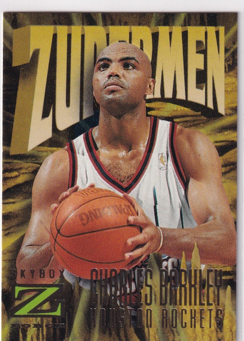 1996-97 SKYBOX Z FORCE ZUPERMEN CHARLES BARKLEY HOUSTON ROCKETS #170 z7011-6