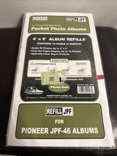 8 Pioneer Photo Album Refill Packs JPF-46 Albums, Holds 60 Photos Total NEW