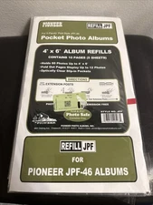 8 Pioneer Photo Album Refill Packs JPF-46 Albums, Holds 60 Photos Total NEW