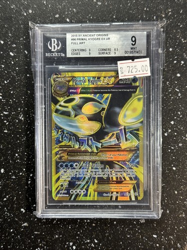 Primal Kyogre-EX graded BGS 9 for sale on eBay