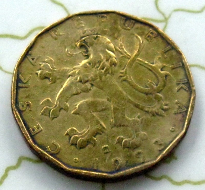 COIN CZECH.REP 20KR 1993 AU 200