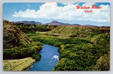 Wailua River Kauai HI Postcard
