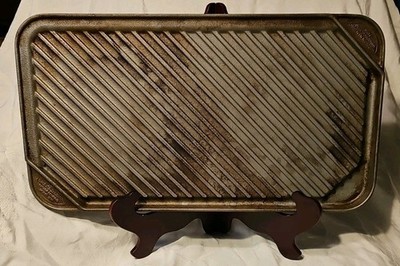 Chefs Design Reversible Griddle Grill 3535 Wisconsin Alum Fdry 20