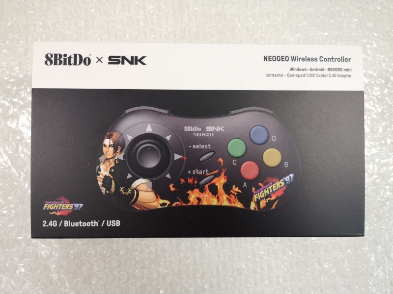 CONTROLLER (MANETTE) STYLE SNK NEO GEO (KYO) BLUETOOTH PC/NEO-GEO MINI/ANDROID E