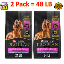 48 LB/2 Pack - Purina® Pro Plan Sensitive Skin & Stomach Adult Dry Dog Food - La 1.13 per pound