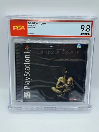 Shadow Tower (Sony PlayStation 1, 1999) PS1 PSA 9.8 A+ Factory Sealed New MINT