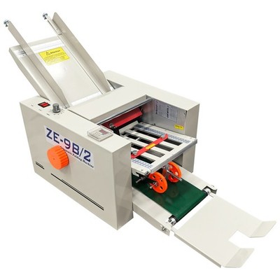 Automatic Paper Folding Machine 110V Paper Folder ZE-9B/2 262ft/min 70W　