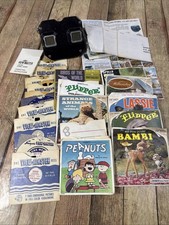 Sawyers View Master Vintage 1950-60 s 35 Reels Disney, Peanuts, Nature, Apollo