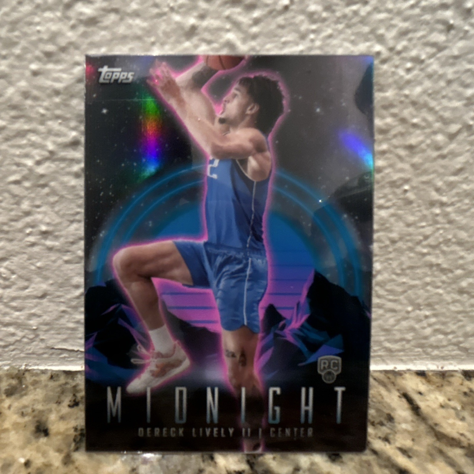 2023-24 Topps Midnight Dereck Lively II Dallas Mavericks #2 (Rookie, Midnight)