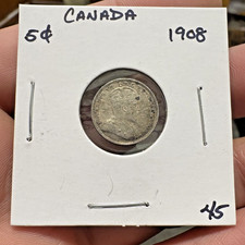 Canada 1908 5 Cents