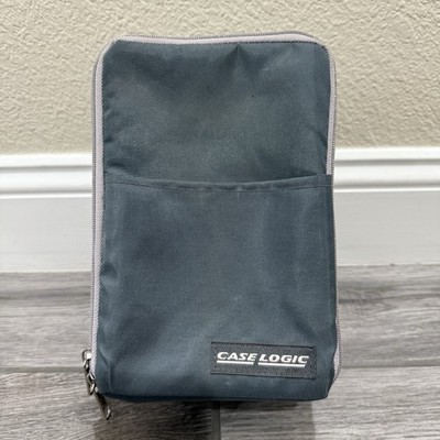 VTG Case Logic 15 CD Storage Travel Nylon Carrying Case Black w/Handle + Pocket