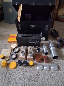 Cine Kodak Full Set Including 15mm.25mm.63mm  101mm Lenses + Finder/mounts Etc.