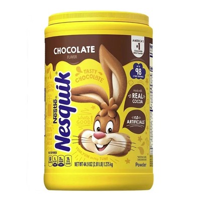 Nesquik Chocolate Powder Drink Mix 44.9oz Chocolate Milk Mix Strawberry Drink