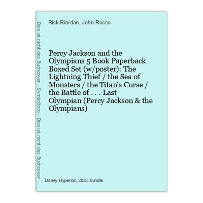 Percy Jackson and the Olympians 5 Book Paperback Boxed Set (w/poster): The Light