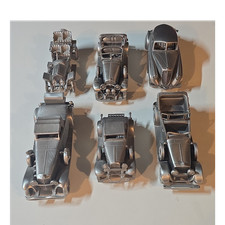 6-Piece Silver-Tone Diecast Classic/Vintage M...