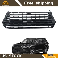 Suit For Grand Highlander 2024-2025 Plastic Gloss Black Front Grille 53112-0E330