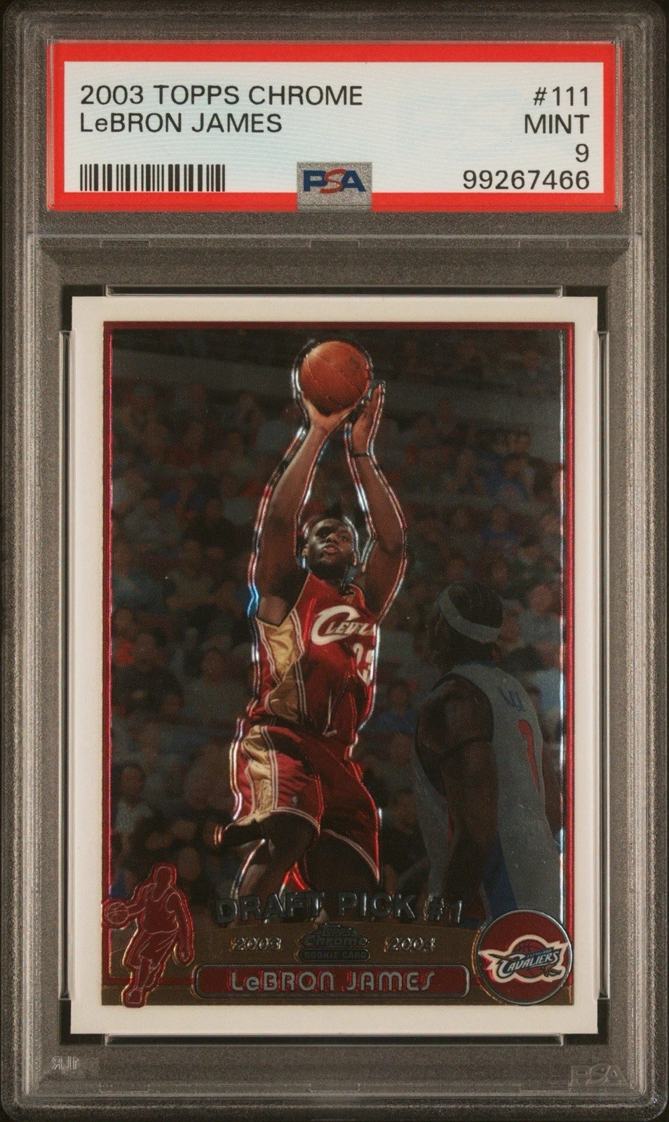 Lebron James trading card