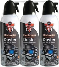 Dust-Off Compressed Gas 152A Disposable Cleaning Duster 3 Count, 10 Oz. Can