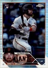 Brett Wisely 2023 Topps Chrome Update Prism Refractor RC #USC214 San Francisco