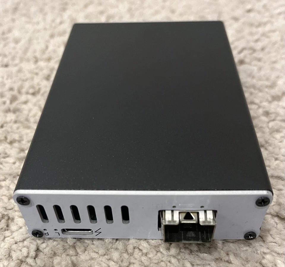 Heayzoki 25G Network Card, High Speed USB4 SFP Optical Interface Network Adapter - Image 4 of 4