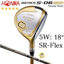 HONMA BERES S-06 5-Star GP 5W 18  Fairway Wood RH SR-Flex ARMRQ X47 Made in JP