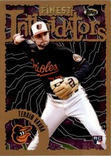 Terrin Vavra 2023 Topps Finest RC #54 Baltimore Orioles