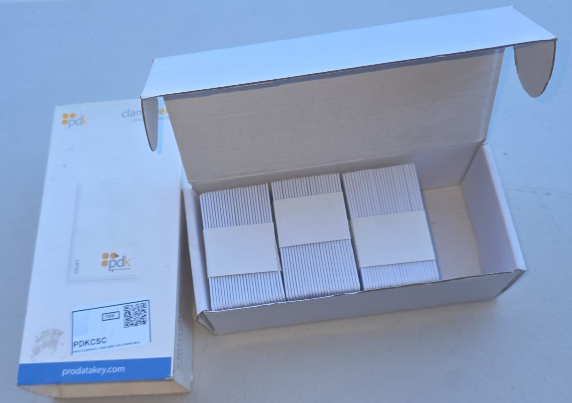PDK Clamshell 26 bit Card Credential - CSC - 75 Pieces NOT A FULL BOX