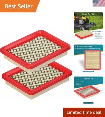 High-Performance Air Filters 2 Pack for Cub Cadet SC Series & Troy-Bilt Mowers