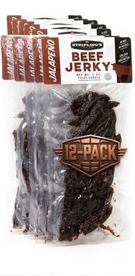 Stripling's Jalapeño Hot Beef Jerky, 2.0-oz (12 pack) Free Shipping