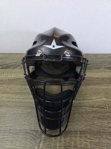 All Star MVP2300-1 Adult Catcher’s Mask Men's Size 7-7 1/2” Black Baseball
