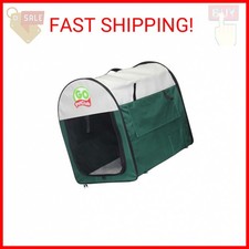 Go Pet Club 24" Rounded Top Soft Collapsible Dog Crate, Portable Pet Carrier, Th