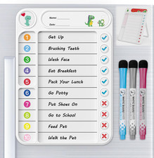 New Magnetic Chore Chart for Kids ADHD Task Tracker 6 Sheets Fast Shipping"