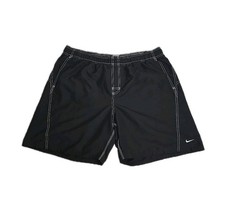 Nike Men's Black Board Shorts Built-In Liner Pockets XXL Excellent Condition