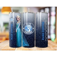 Drinkware 20 OZ Disney Frozen Elsa Coffee Portable Drinking Tumbler