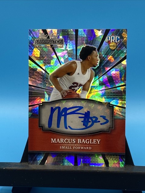 2021-22 Wild Card Alumination #ABC-A Marcus Bagley Auto Holo-Lux Silver #/199