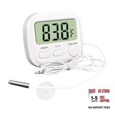 Aquarium Water Thermometer - HD LCD Screen Fish Tank Thermometer