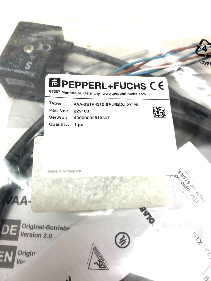 Pepperl+Fuchs VAA-2E1A-G10-SAJ/EA2J-2X1M AS-Interface Safety Module 229183 - Image 4 of 4