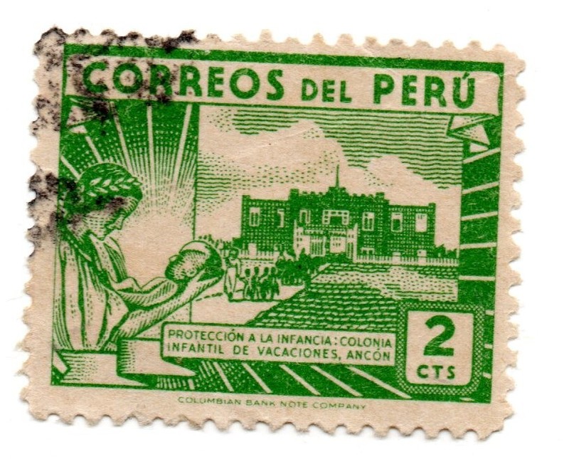 Childhood Protection, Ancon's Children Summer Camp, Perú 1945, used 8