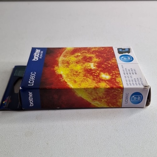 brother LC980C CYAN Ink Cartridge New in Box Sealed Cartridge - Date 2023.01 - Imagen 5 de 9