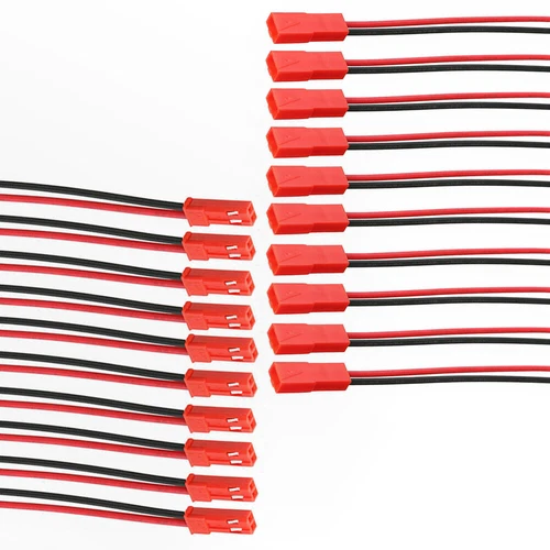 50 Paar 150 mm für JST Stecker Verbindungskabel Stecker & Buchse für RC Lipo Akku USA - Bild 14 von 22