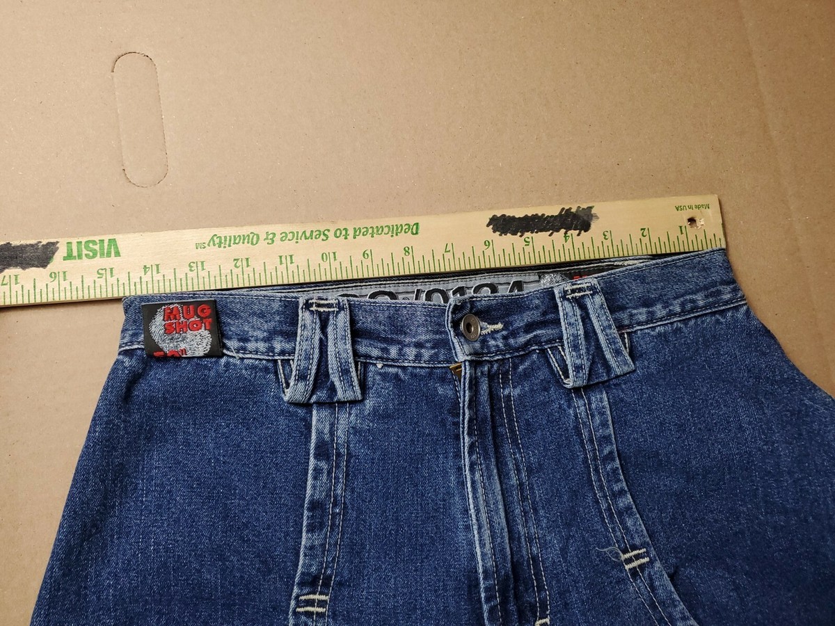 Jnco Blue Jeans Original USA Made 90s Mug Shot 29 Jnco Blue Jeans Original USA Made 90s Mug Shot 29