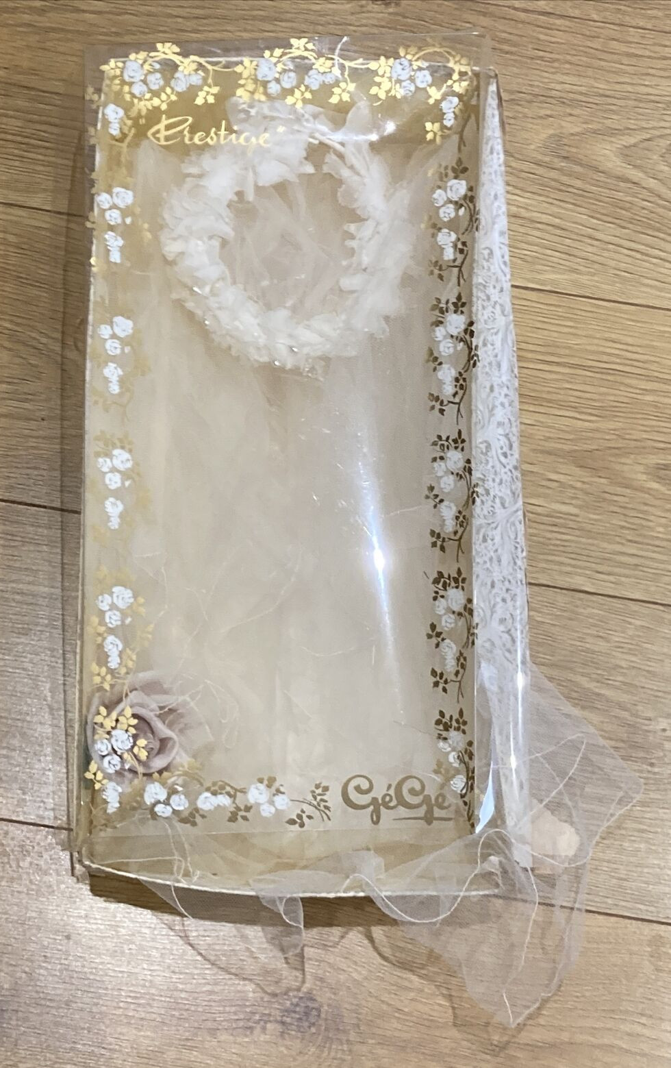 Vintage 1950s/60s Holy Communion Dress, Veil, Headpiece & 2 pairs of Gloves 11