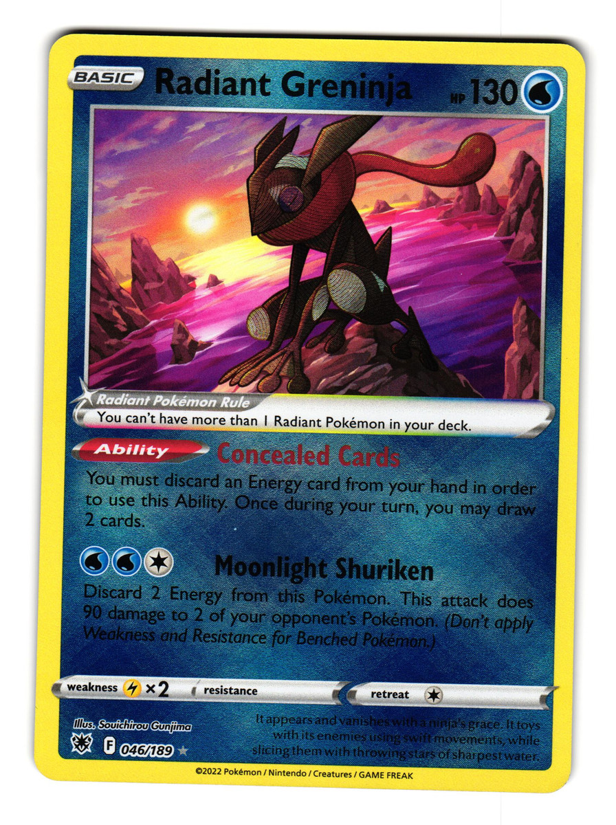 Radiant Greninja 046/189 Swsh10: Astral Radiance for sale | eBay
