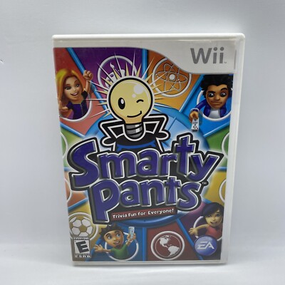 Smarty Pants Nintendo Wii 2007 Complete with Manual CIB Tested and Working
