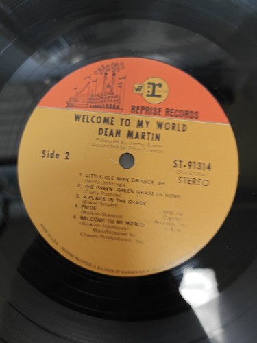 Dean Martin: Welcome To My World 1967 Vinyl LP Record Album Stereo RS 6250 VG+ - Picture 13 of 17