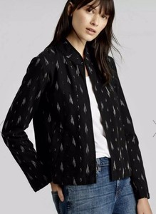 eileen fisher black denim jacket
