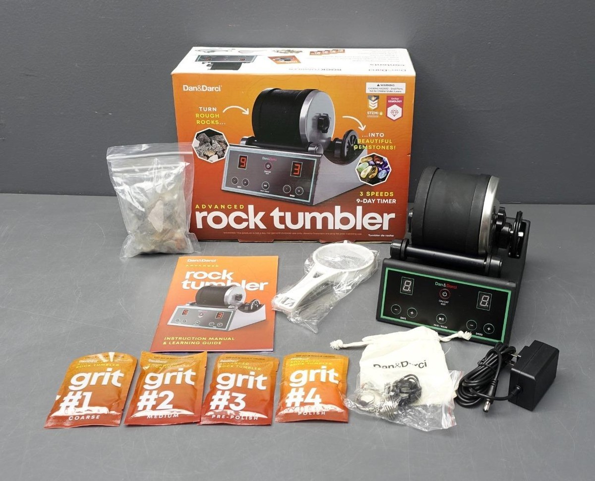 Dan & Darci Advanced Rock Tumbler 3-Speed 9-Day Timer New | eBay