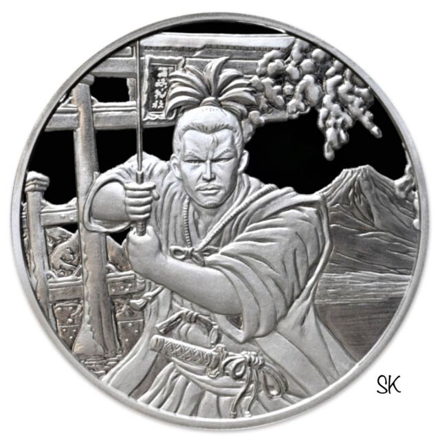 2022 Ancient Warriors Samurai 1 oz Silver Coin