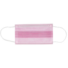 House Brand Dentistry 109131 HSB Earloop Face Masks 3-Ply ASTM Level 3 Pink 50Bx