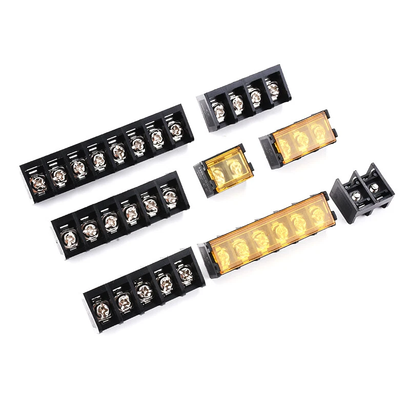 2 to 8 Way Screw Barrier Terminal Block Strip Connector 9.5mm HB-9500 300V 30A - Image 2 of 4